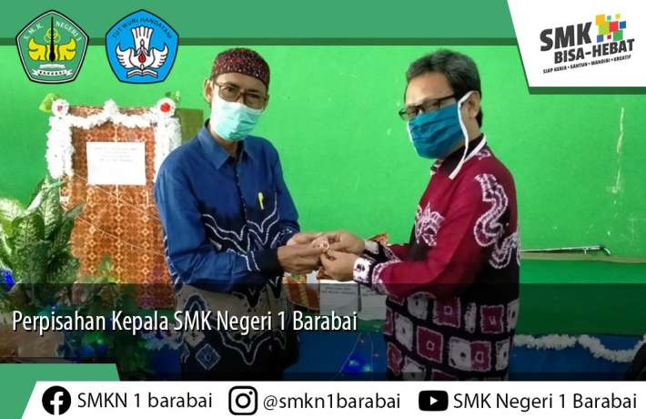 Perpisahan Kepala SMK Negeri 1 Barabai