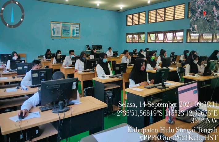Nilai Seleksi Kompetensi PPPK JF Guru 14 September 2021 di TUK SMKN 1 Barabai